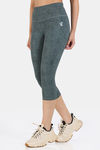 Zelocity Quick Dry 3/4Th Gym Leggings - Trekking Green — thumbnail 2